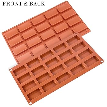 Amazon.co.jp: FUNSHOWCASE 長方形型 シリコンモールド お菓子